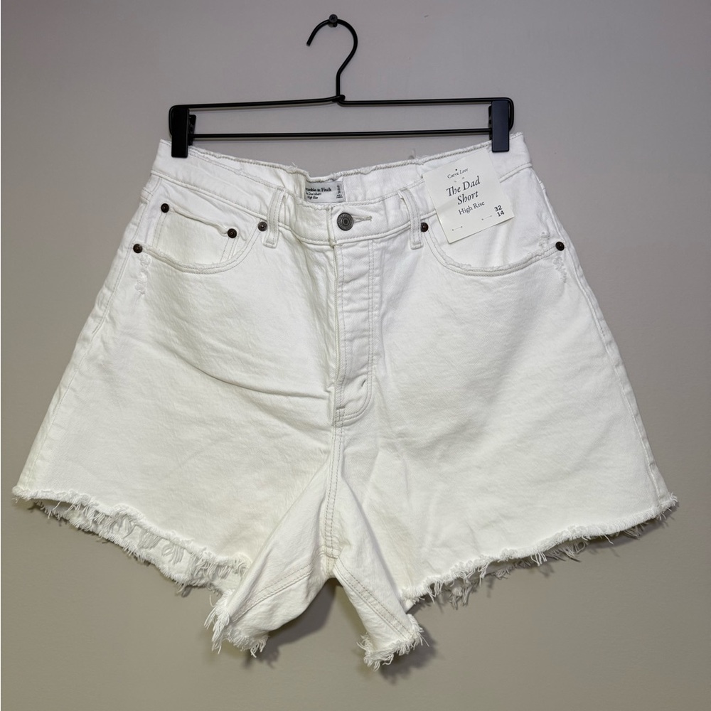 Abercrombie Curve Love High Rise Dad Shorts